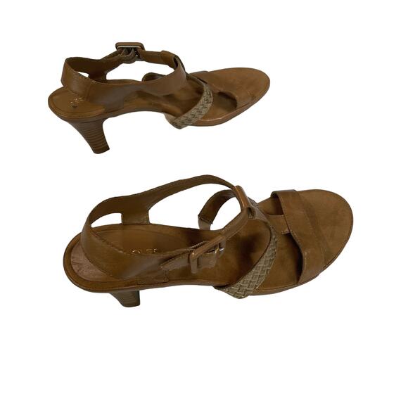 Aerosoles Womens Size 9 M Heels Powder Room Brown Sandals Womens Shoes - Picture 3 of 11